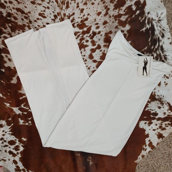 NAKED WARDROBE: THE NW TUBE DRESS, WHITE L - Picture 11 of 16